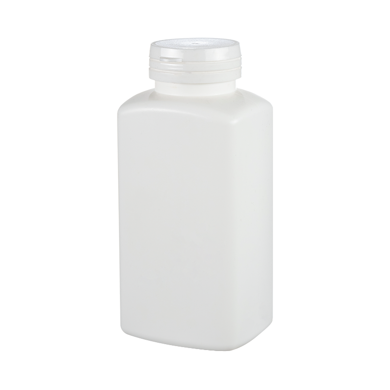 HDPE 250 ml afrivbar firkantet flaske