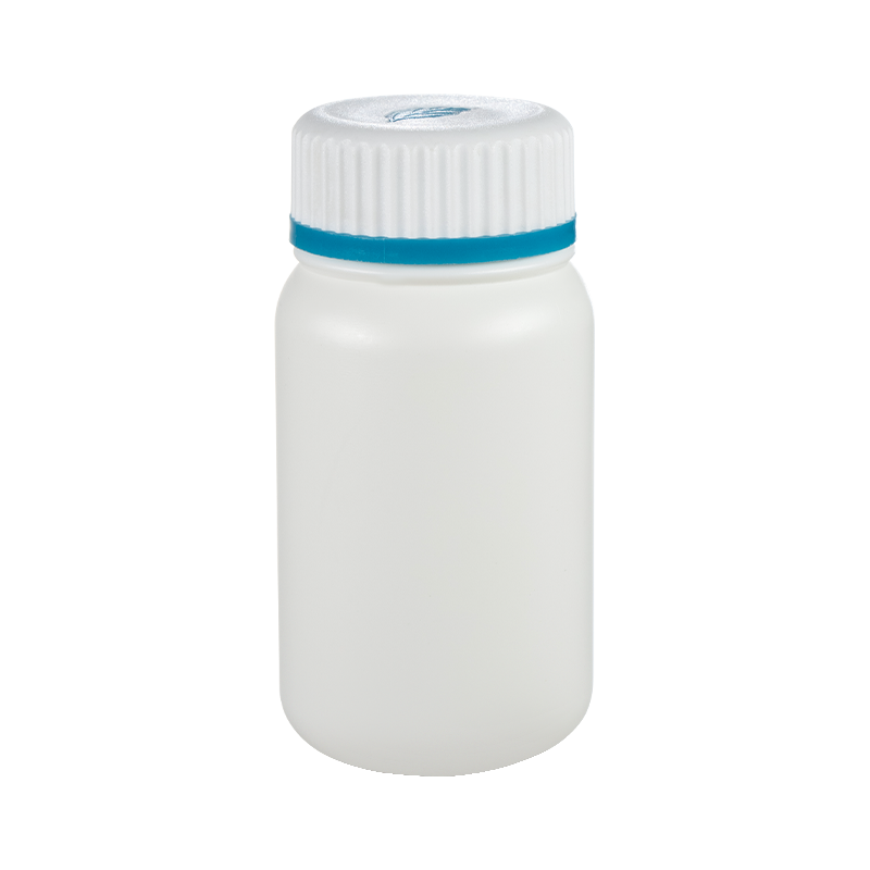 HDPE 200 ml blad rund flaske